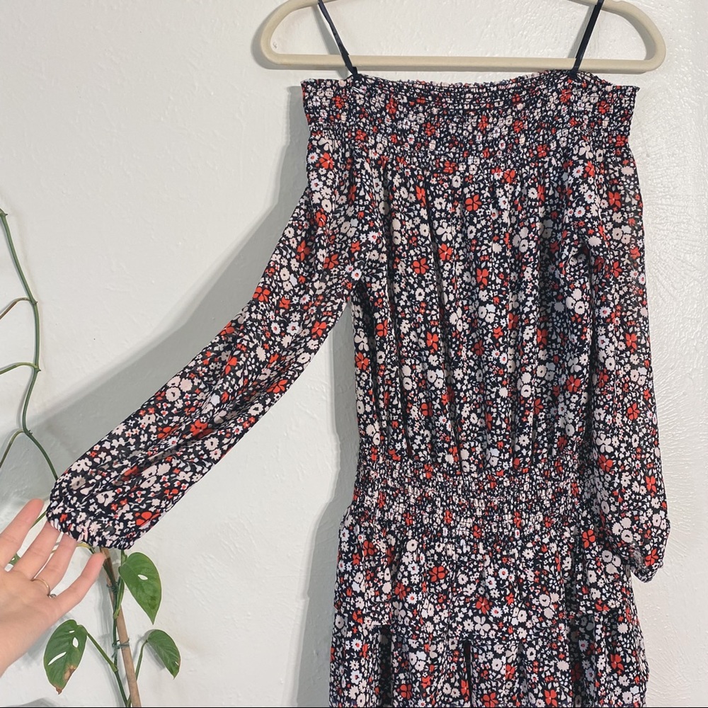 Michael Kors Ruffles Floral Dress